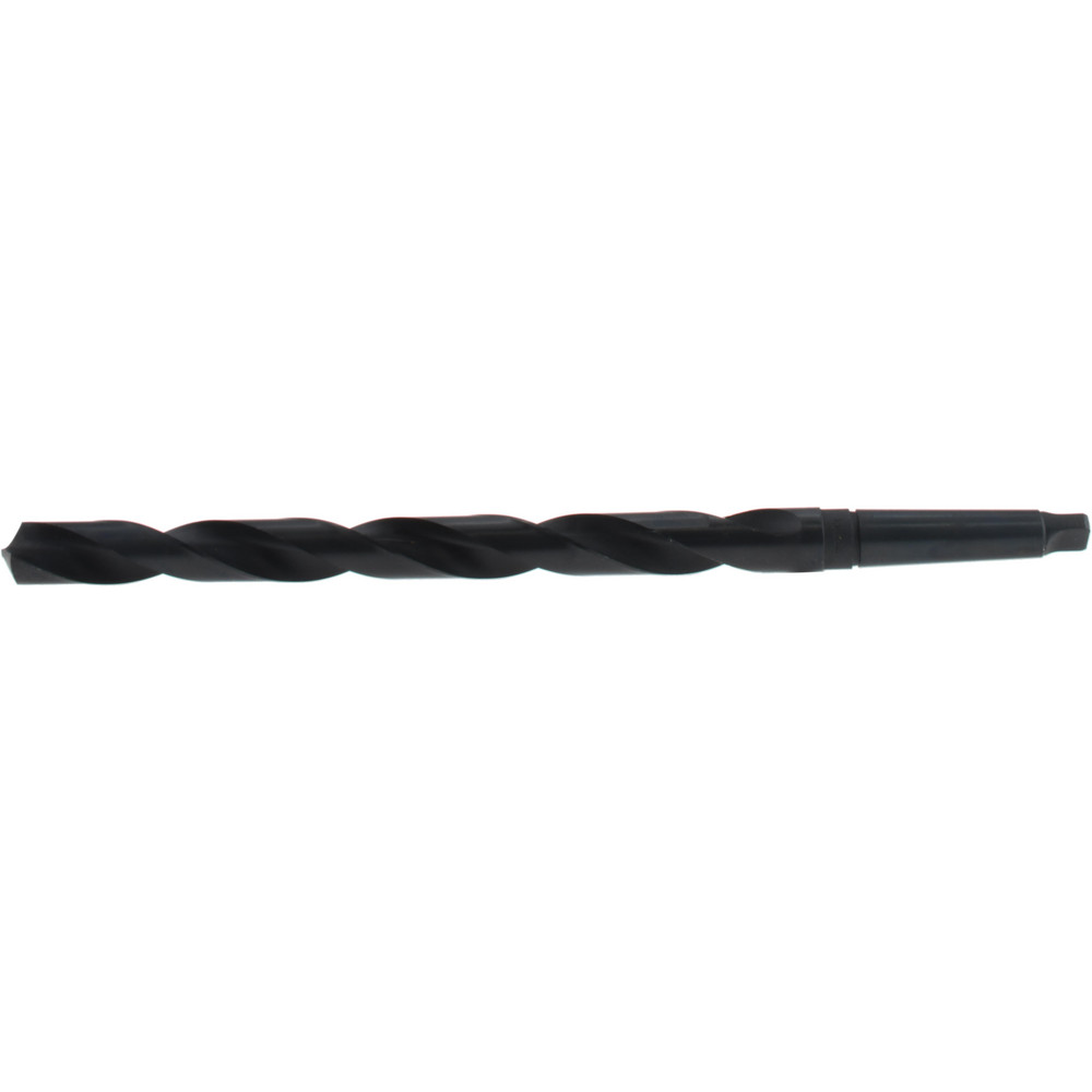 Taper Shank Drill Bit: 1-1/16" Dia, 3MT, 118 ° Point, High Speed Steel