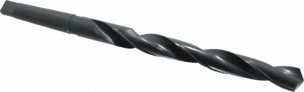 Taper Shank Drill Bit: 1-1/4" Dia, 4MT, 118 ° Point, High Speed Steel
