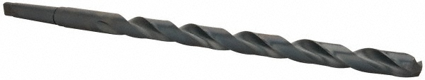 Taper Shank Drill Bit: 1-1/16" Dia, 3MT, 118 ° Point, High Speed Steel