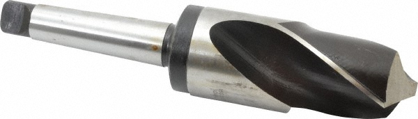 Taper Shank Drill Bit: 2-1/2" Dia, 4MT, 118 ° Point, High Speed Steel