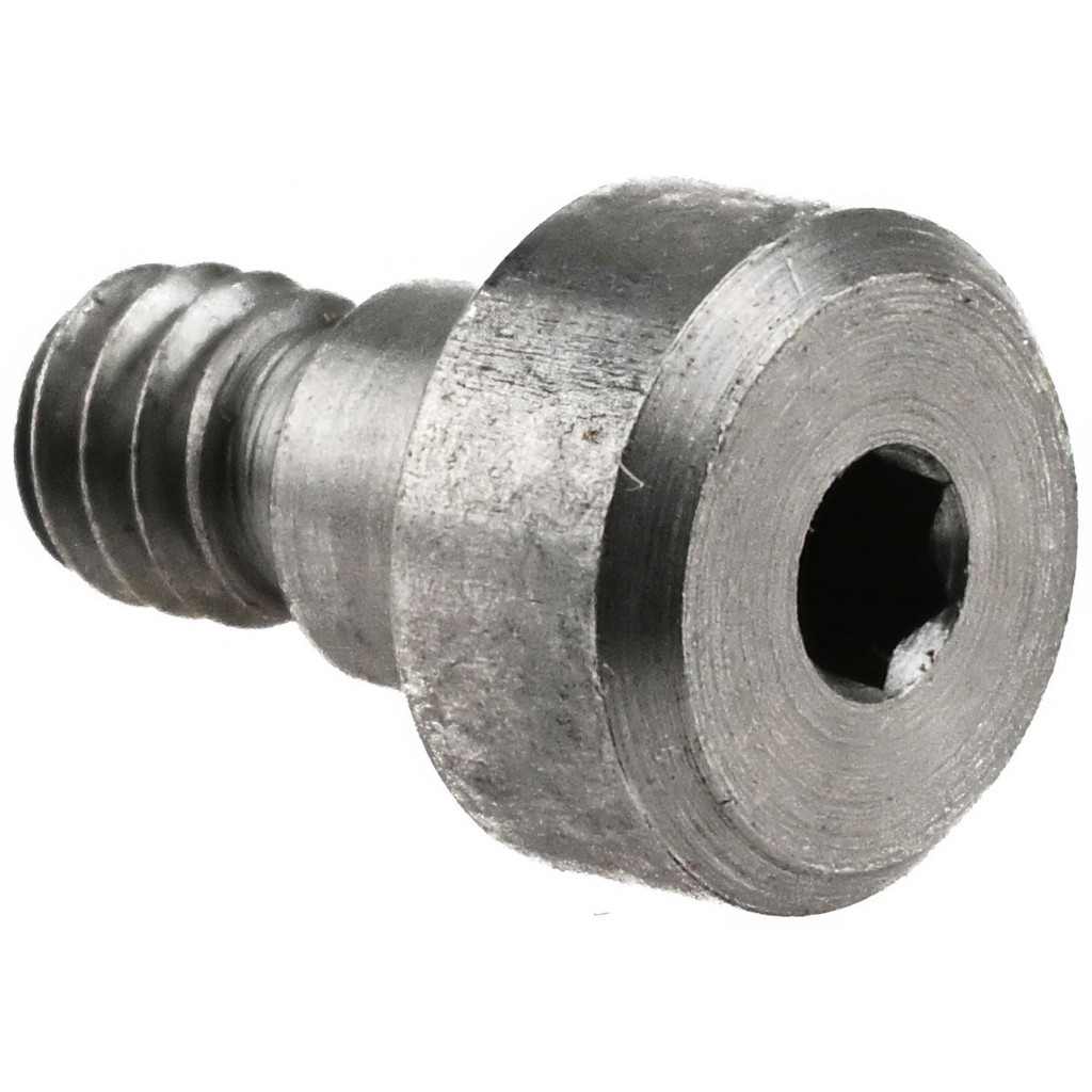 Made in USA Precision Shoulder Screw: 3/16 x 1/8" Shoulder, #8-32, 416 Stainless Steel, Hex Socket - 5/16" Head Dia, Class 2A | 5-Pack