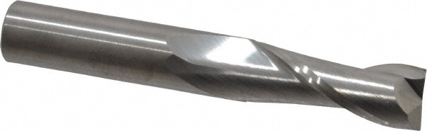 M.A. Ford. 12137500 Square End Mill: 3/8 Dia, 1 LOC, 3/8 Shank Dia, 2-1/2 OAL, 2 Flutes, Solid Carbide Image