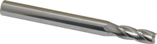 M.A. Ford. 11121870 Square End Mill: 7/32 Dia, 5/8 LOC, 1/4 Shank Dia, 2-1/2 OAL, 4 Flutes, Solid Carbide Image