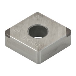 Turning Insert: 2QP-CNGA433 BX360, PCBN - Bright/No Finish, Neutral, 0.5080" Long, 0.5000" Inscribed Circle, 0.0472" Corner Radius, 80.00 deg C - Diamond (Rhombic) 80-Deg, Series 2QP-CNM/GA