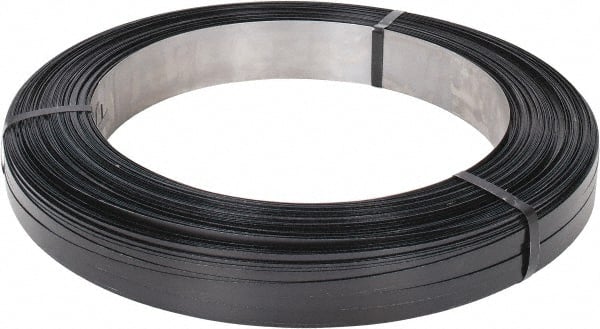 Steel Strapping: 1/2" Wide, 3,087' Long, 0.02" Thick, Oscillated Coil