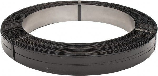 Steel Strapping: 3/4" Wide, 1,796' Long, 0.023" Thick, Oscillated Coil