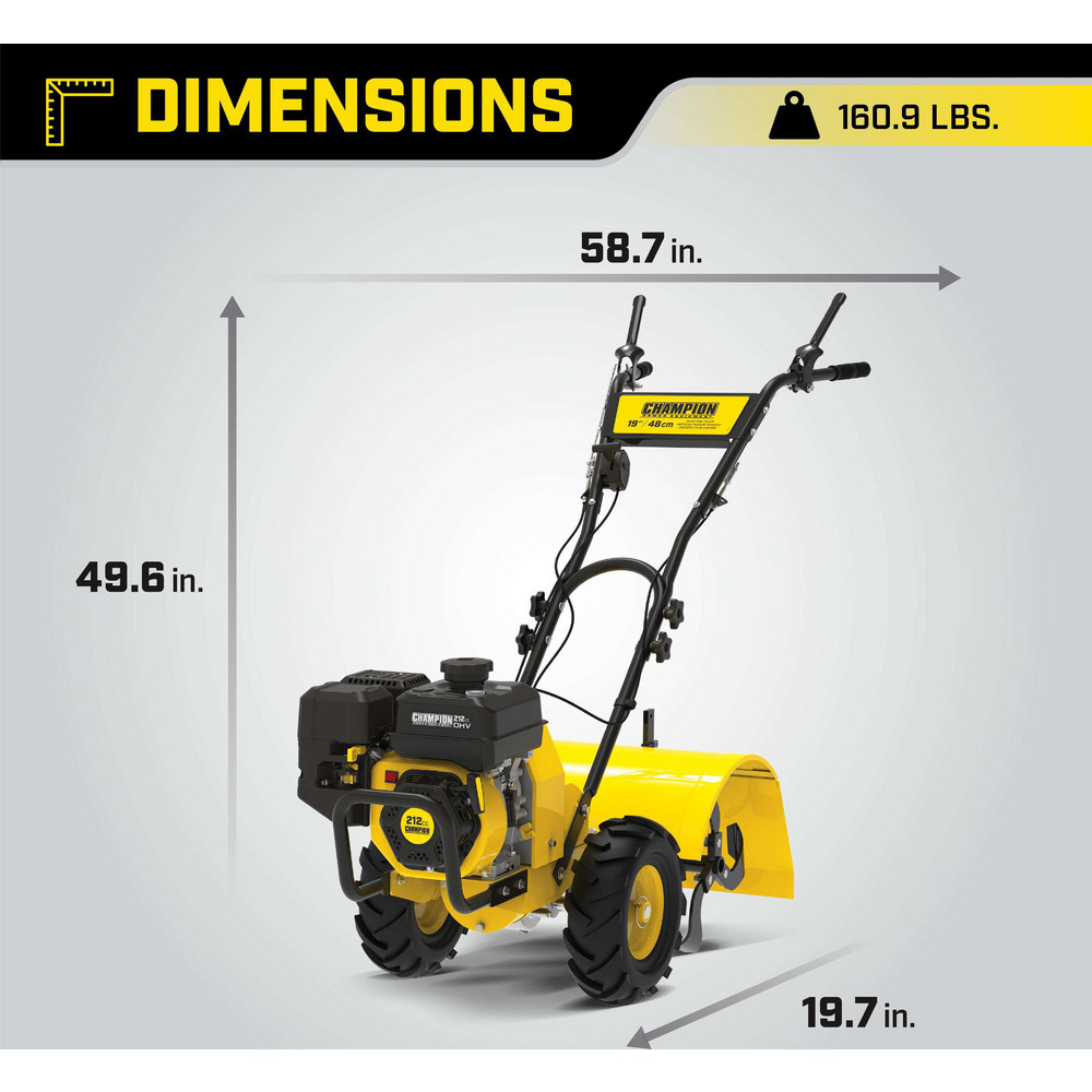 Champion Power Equipment Gas Cultivators & Tillers; Type Cultivator