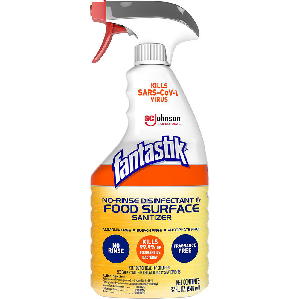 Fantastik® No-Rinse Disinfectant & Food Surface Sanitizer, 32oz Bottle, Unsceneted