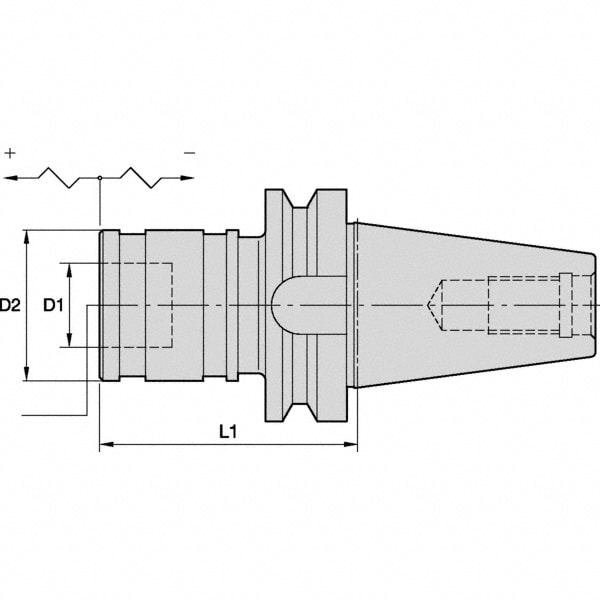 Kennametal - BT30 Taper Shank Tension & Compression Tapping Chuck ...