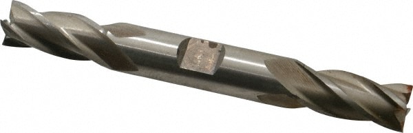 Value Collection 720-4048 Square End Mill: 15/32 Dia, 1 LOC, 1/2 Shank Dia, 4-1/8 OAL, 4 Flutes, High Speed Steel Image