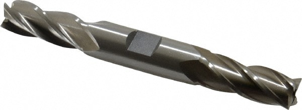 Value Collection 720-4056 Square End Mill: 9/16 Dia, 1-3/8 LOC, 5/8 Shank Dia, 5 OAL, 4 Flutes, High Speed Steel Image