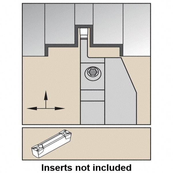 Indexable Grooving Blade: Right Hand, 0.079" Min Width