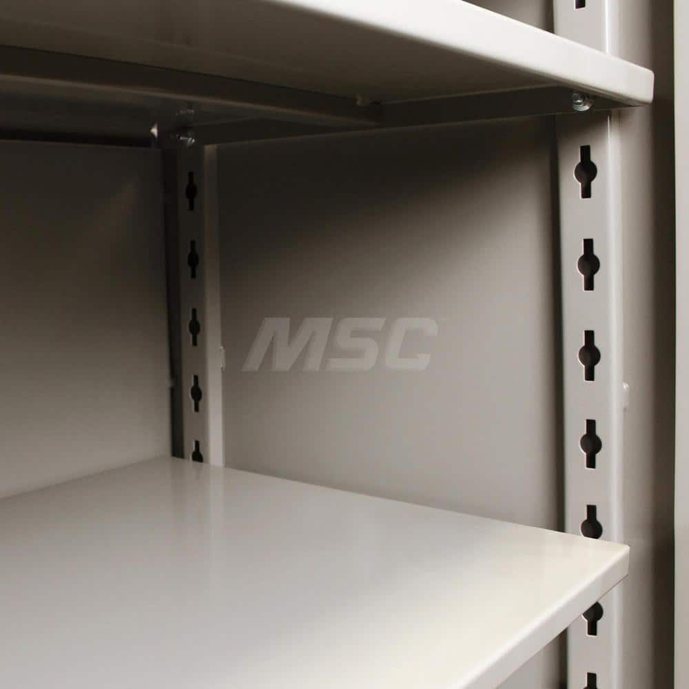 60 Inch Open Steel Shelving Mscdirect Com, 60 Metal Shelving