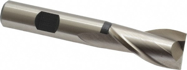 Value Collection 720-1057 Square End Mill: 11/16 Dia, 1-5/16 LOC, 1/2 Shank Dia, 3-5/16 OAL, 2 Flutes, High Speed Steel Image