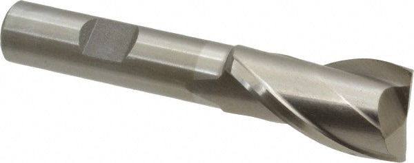 Value Collection 720-1063 Square End Mill: 3/4 Dia, 1-5/16 LOC, 1/2 Shank Dia, 3-5/16 OAL, 2 Flutes, High Speed Steel Image