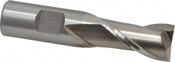 Value Collection 720-1066 Square End Mill: 3/4 Dia, 1-5/16 LOC, 3/4 Shank Dia, 3-7/16 OAL, 2 Flutes, High Speed Steel Image