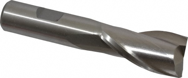 Value Collection 720-1073 Square End Mill: 13/16 Dia, 1-1/2 LOC, 5/8 Shank Dia, 3-5/8 OAL, 2 Flutes, High Speed Steel Image