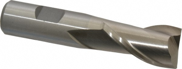 Value Collection 720-1085 Square End Mill: 7/8 Dia, 1-1/2 LOC, 3/4 Shank Dia, 3-3/4 OAL, 2 Flutes, High Speed Steel Image