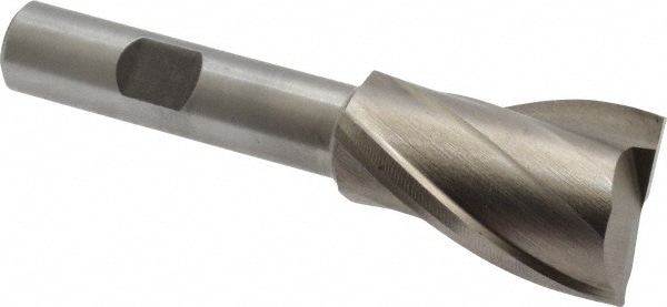 Value Collection 720-1099 Square End Mill: 1 Dia, 1-1/2 LOC, 1/2 Shank Dia, 3-1/2 OAL, 2 Flutes, High Speed Steel Image