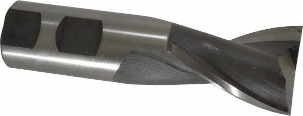 Value Collection 720-1123 Square End Mill: 1-1/4 Dia, 1-5/8 LOC, 1 Shank Dia, 4-1/8 OAL, 2 Flutes, High Speed Steel Image