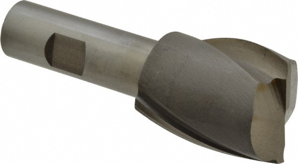 Value Collection 720-1129 Square End Mill: 1-3/8 Dia, 1-5/8 LOC, 3/4 Shank Dia, 3-7/8 OAL, 2 Flutes, High Speed Steel Image