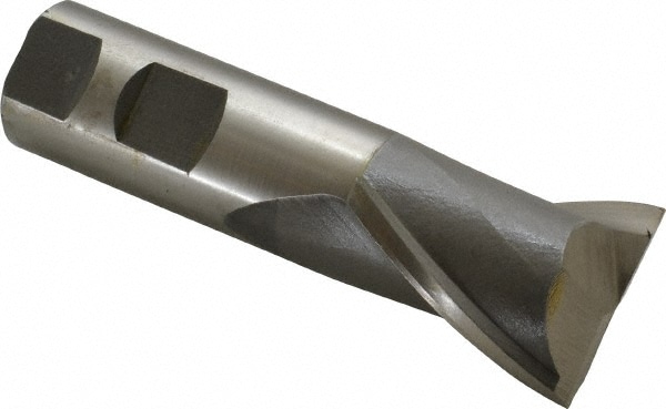 Value Collection 720-1131 Square End Mill: 1-3/8 Dia, 1-5/8 LOC, 1 Shank Dia, 4-1/8 OAL, 2 Flutes, High Speed Steel Image