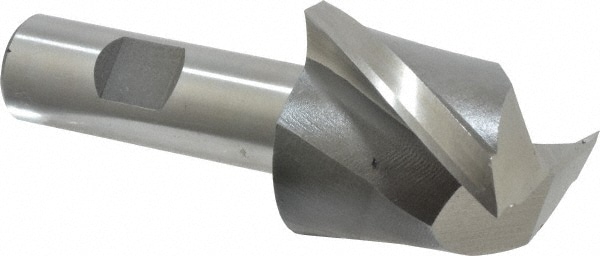 Value Collection 720-1145 Square End Mill: 1-3/4 Dia, 1-5/8 LOC, 3/4 Shank Dia, 3-7/8 OAL, 2 Flutes, High Speed Steel Image