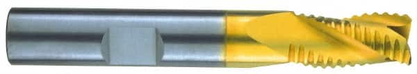 RobbJack STR-301-24-C Square End Mill: 3/4 Dia, 1 LOC, 3/4 Shank Dia, 4 OAL, 3 Flutes, Solid Carbide 