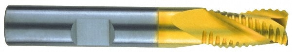 RobbJack STR-301-20-T Square End Mill: 5/8 Dia, 7/8 LOC, 5/8 Shank Dia, 3-1/2 OAL, 3 Flutes, Solid Carbide 