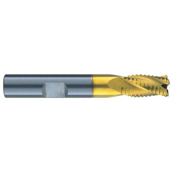 RobbJack STR-401-14-C Square End Mill: 7/16 Dia, 5/8 LOC, 7/16 Shank Dia, 2-3/4 OAL, 4 Flutes, Solid Carbide Image