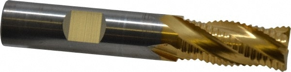 RobbJack STR-404-16-T Square End Mill: 1/2 Dia, 1 LOC, 1/2 Shank Dia, 3 OAL, 4 Flutes, Solid Carbide 