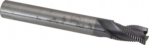 RobbJack STR-301-10-A Square End Mill: 5/16 Dia, 1/2 LOC, 5/16 Shank Dia, 2-1/2 OAL, 3 Flutes, Solid Carbide Image