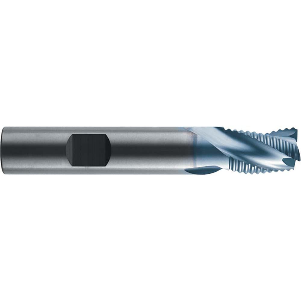 RobbJack STR-301-20-A Square End Mill: 5/8 Dia, 7/8 LOC, 5/8 Shank Dia, 3-1/2 OAL, 3 Flutes, Solid Carbide 