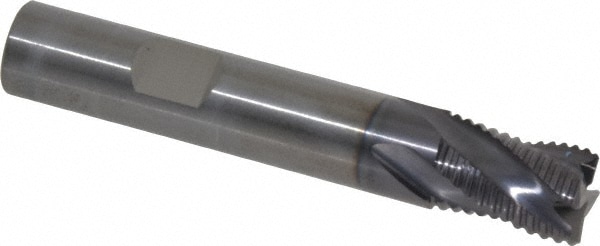 RobbJack STR-401-16-A Square End Mill: 1/2 Dia, 5/8 LOC, 1/2 Shank Dia, 3 OAL, 4 Flutes, Solid Carbide Image