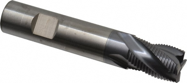 RobbJack STR-401-24-A Square End Mill: 3/4 Dia, 1 LOC, 3/4 Shank Dia, 4 OAL, 4 Flutes, Solid Carbide Image