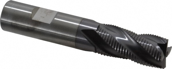 RobbJack STR-404-24-A Square End Mill: 3/4 Dia, 1-1/2 LOC, 3/4 Shank Dia, 4 OAL, 4 Flutes, Solid Carbide Image