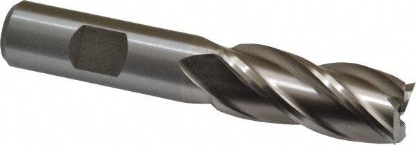 Value Collection 720-3061 Square End Mill: 11/16 Dia, 1-5/8 LOC, 5/8 Shank Dia, 3-3/4 OAL, 4 Flutes, High Speed Steel Image