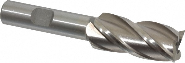 Value Collection 720-3065 Square End Mill: 3/4 Dia, 1-5/8 LOC, 1/2 Shank Dia, 3-5/8 OAL, 4 Flutes, High Speed Steel Image