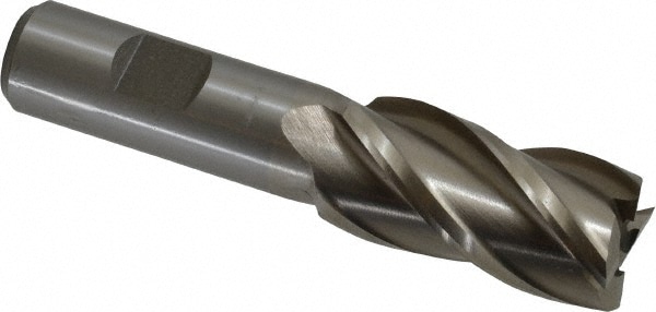 Value Collection 720-3093 Square End Mill: 15/16 Dia, 1-7/8 LOC, 3/4 Shank Dia, 4-1/8 OAL, 4 Flutes, High Speed Steel Image