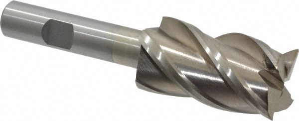 Value Collection 720-3099 Square End Mill: 1 Dia, 1-7/8 LOC, 1/2 Shank Dia, 4 OAL, 4 Flutes, High Speed Steel Image