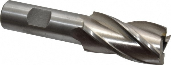 Value Collection 720-3103 Square End Mill: 1 Dia, 1-7/8 LOC, 3/4 Shank Dia, 4-1/8 OAL, 4 Flutes, High Speed Steel Image