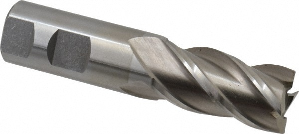 Value Collection 720-3107 Square End Mill: 1 Dia, 2 LOC, 1 Shank Dia, 4-1/2 OAL, 4 Flutes, High Speed Steel Image