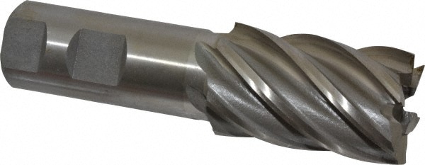 Value Collection 720-3123 Square End Mill: 1-1/4 Dia, 2 LOC, 1 Shank Dia, 4-1/2 OAL, 6 Flutes, High Speed Steel Image