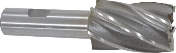 Value Collection 720-3127 Square End Mill: 1-5/16 Dia, 2 LOC, 3/4 Shank Dia, 4-1/2 OAL, 6 Flutes, High Speed Steel Image