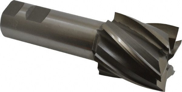 Value Collection 720-3165 Square End Mill: 2 Dia, 2 LOC, 1-1/4 Shank Dia, 5-1/2 OAL, 6 Flutes, High Speed Steel Image