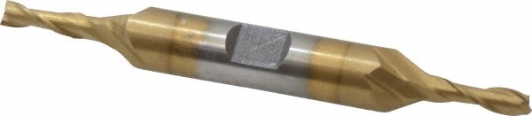 Value Collection 722-2012 Square End Mill: 5/32 Dia, 7/16 LOC, 3/8 Shank Dia, 3-1/8 OAL, 2 Flutes, High Speed Steel Image