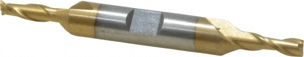 Value Collection 722-2016 Square End Mill: 3/16 Dia, 7/16 LOC, 3/8 Shank Dia, 3-1/8 OAL, 2 Flutes, High Speed Steel Image