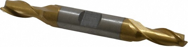 Value Collection 722-2028 Square End Mill: 9/32 Dia, 9/16 LOC, 3/8 Shank Dia, 3-1/8 OAL, 2 Flutes, High Speed Steel Image