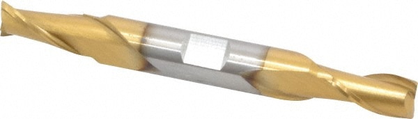 Value Collection 722-2032 Square End Mill: 5/16 Dia, 9/16 LOC, 3/8 Shank Dia, 3-1/8 OAL, 2 Flutes, High Speed Steel Image