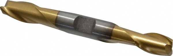 Value Collection 722-2039 Square End Mill: 3/8 Dia, 9/16 LOC, 3/8 Shank Dia, 3-1/16 OAL, 2 Flutes, High Speed Steel Image